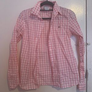 Lacoste checkered shirt